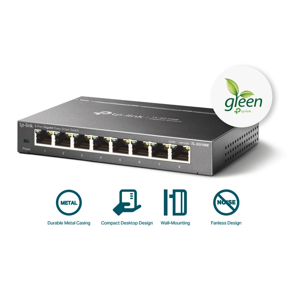 Switch TP-LINK 8xRJ45 TL-SG108E