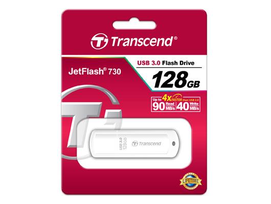 MEMORY DRIVE FLASH USB3 128GB/730 TS128GJF730 TRANSCEND