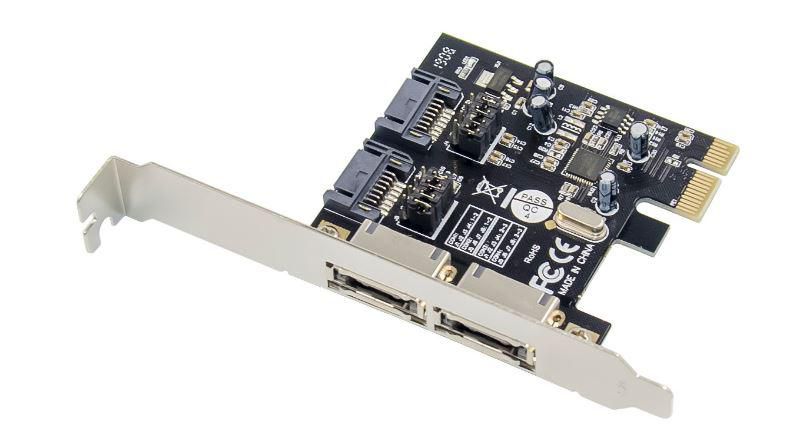 Micro Connect Controller 2 Port SATA3.0 PCIe Card Main Chip ASM1061