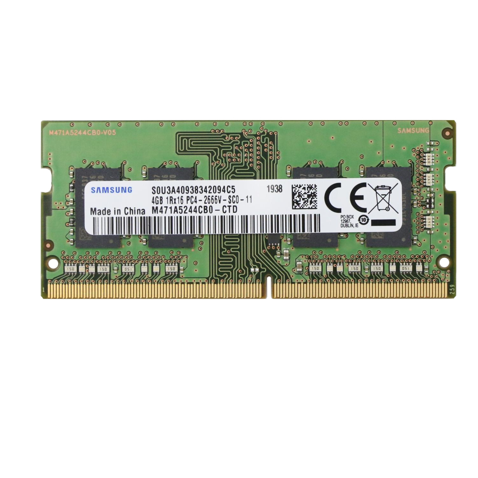 Lenovo 01AG836 memory module 4 GB 1 x 4 GB DDR4 260-pin SO-DIMM