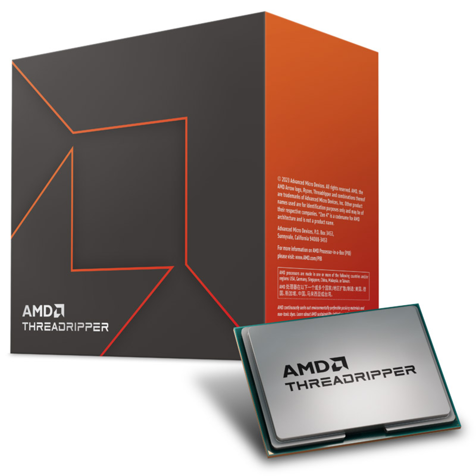 AMD Ryzen Threadripper 7970X 5.3Ghz SP6 160MB 350W WOF