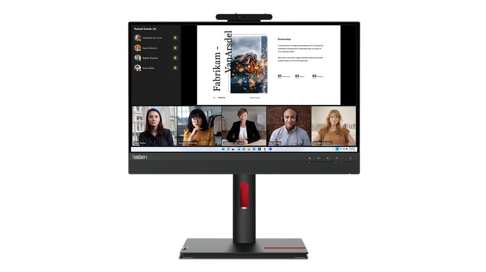 Lenovo ThinkCentre Tiny-in-One 22 Gen 5 22 1920 X 1080 Full HD HDMI DisplayPort 60Hz Pivot Monitor