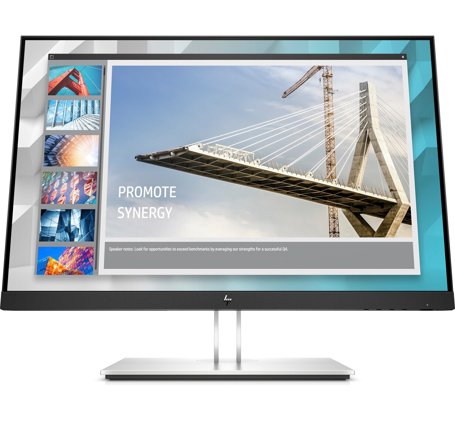 HPI E-Series Monitor E24i G4 61cm 24 Inch 1920 X 1200 Pixels WUXGA Black Silver