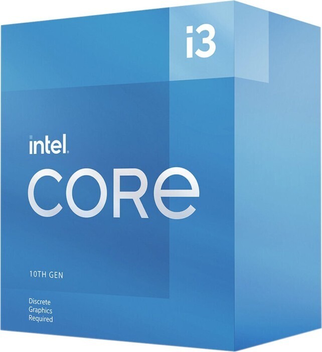 Intel CPU Core I3-10105F 3.7GHz Quad-Core LGA1200 PIB with Cooler