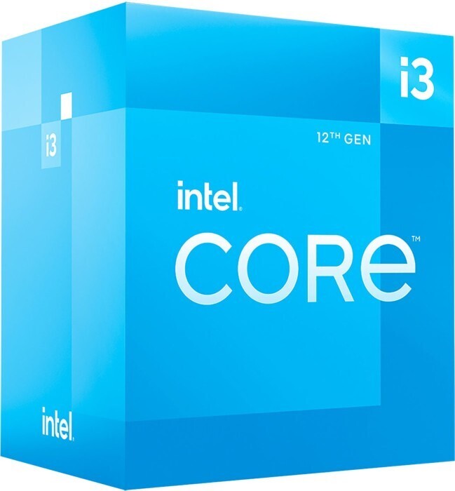 Intel CPU Core I3-12100 3.3GHz Quad-Core PIB with Cooler