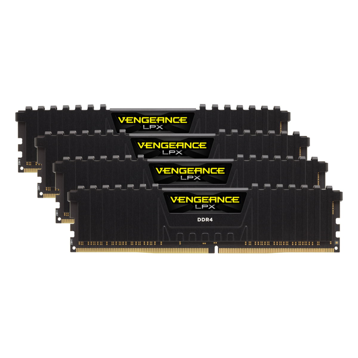 Corsair Vengeance LPX Black 32GB Kit (4x8GB) DDR4-2666 CL16 DIMM RAM