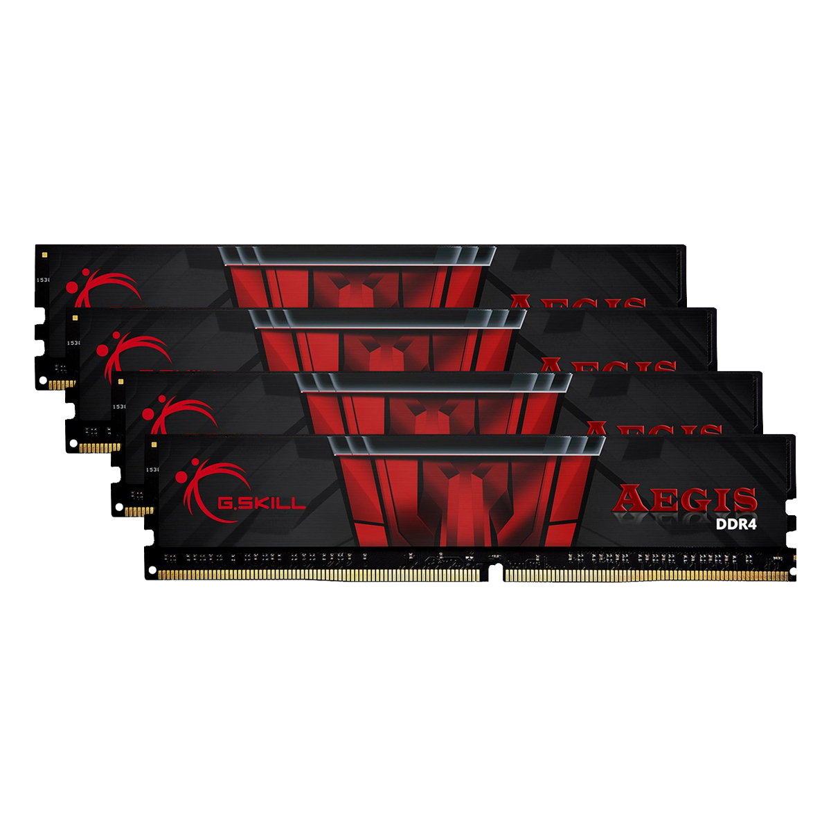 Kingston Aegis Black 64GB Kit (4x16GB) DDR4-3200 CL16 DIMM