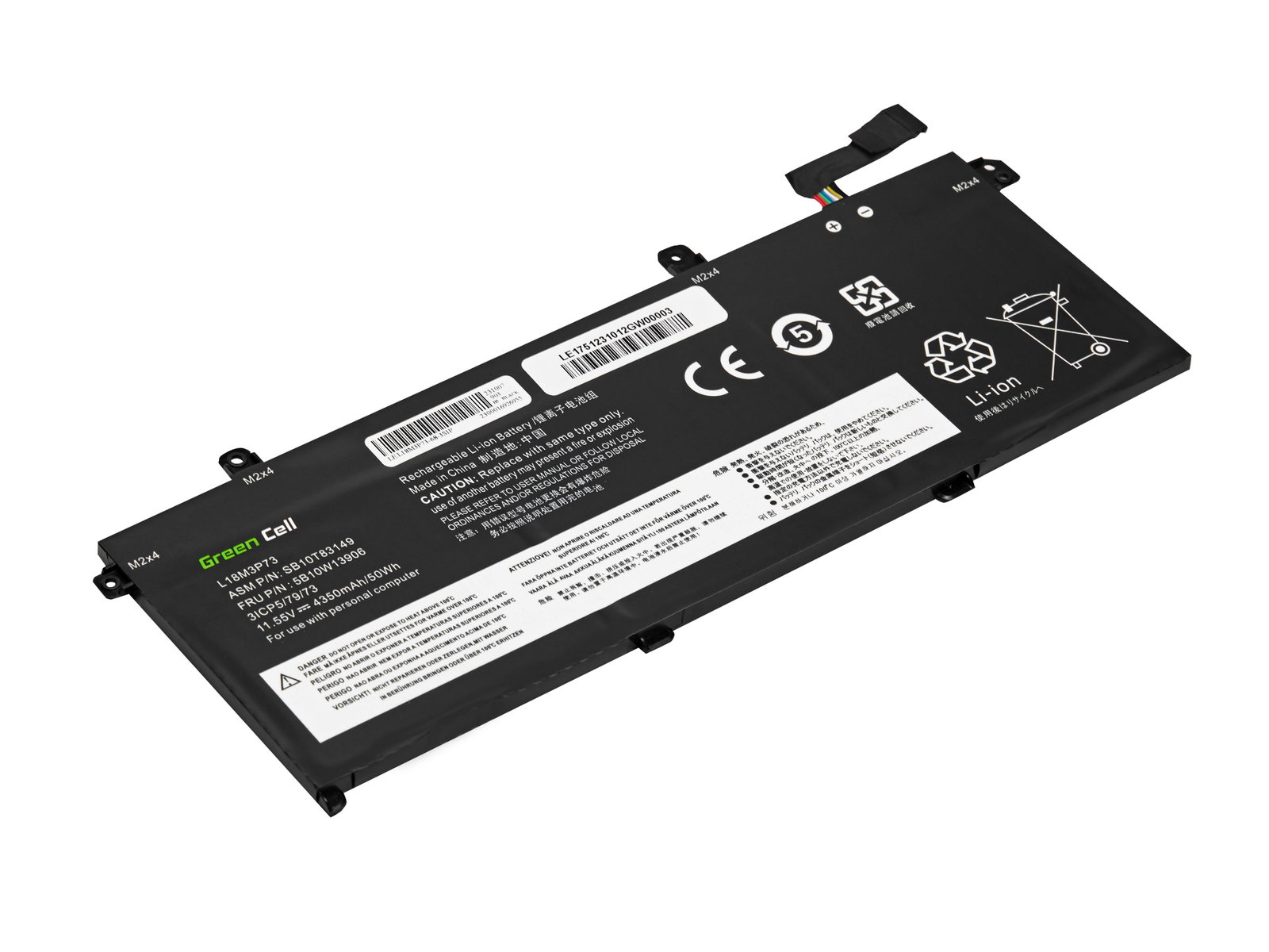 Greencell Laptop Battery for Lenovo ThinkPad T490 T495 P43s P14s 4350mAh