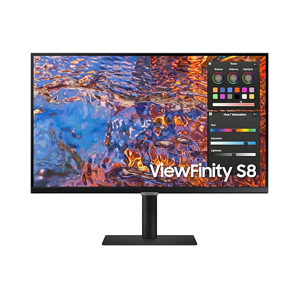 Samsung ViewFinity S8 S27B800PXP Office Monitor 4K- IPS- USB-C