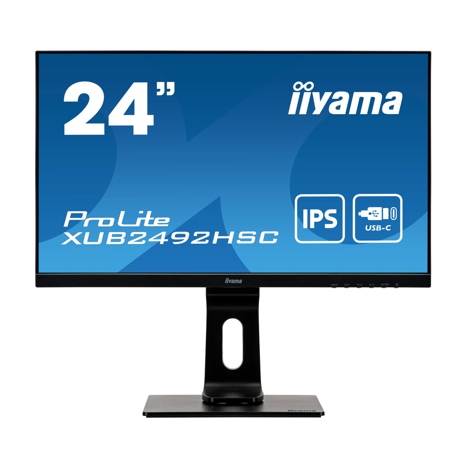 iiyama ProLite XUB2492HSC-B1 Office Monitor IPS Pivot USB-C