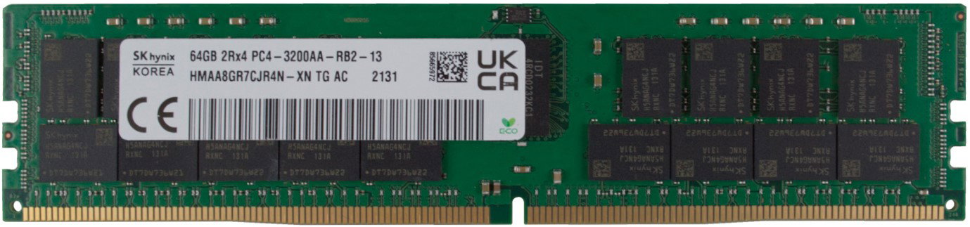 Dell 64GB 2Rx4 PC4-25600AA-R DDR4-3200MHz