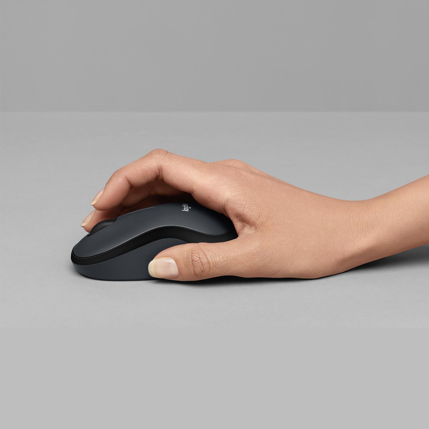 MOUSE USB OPTICAL WRL M220/SILENT B/G 910-004878 LOGITECH