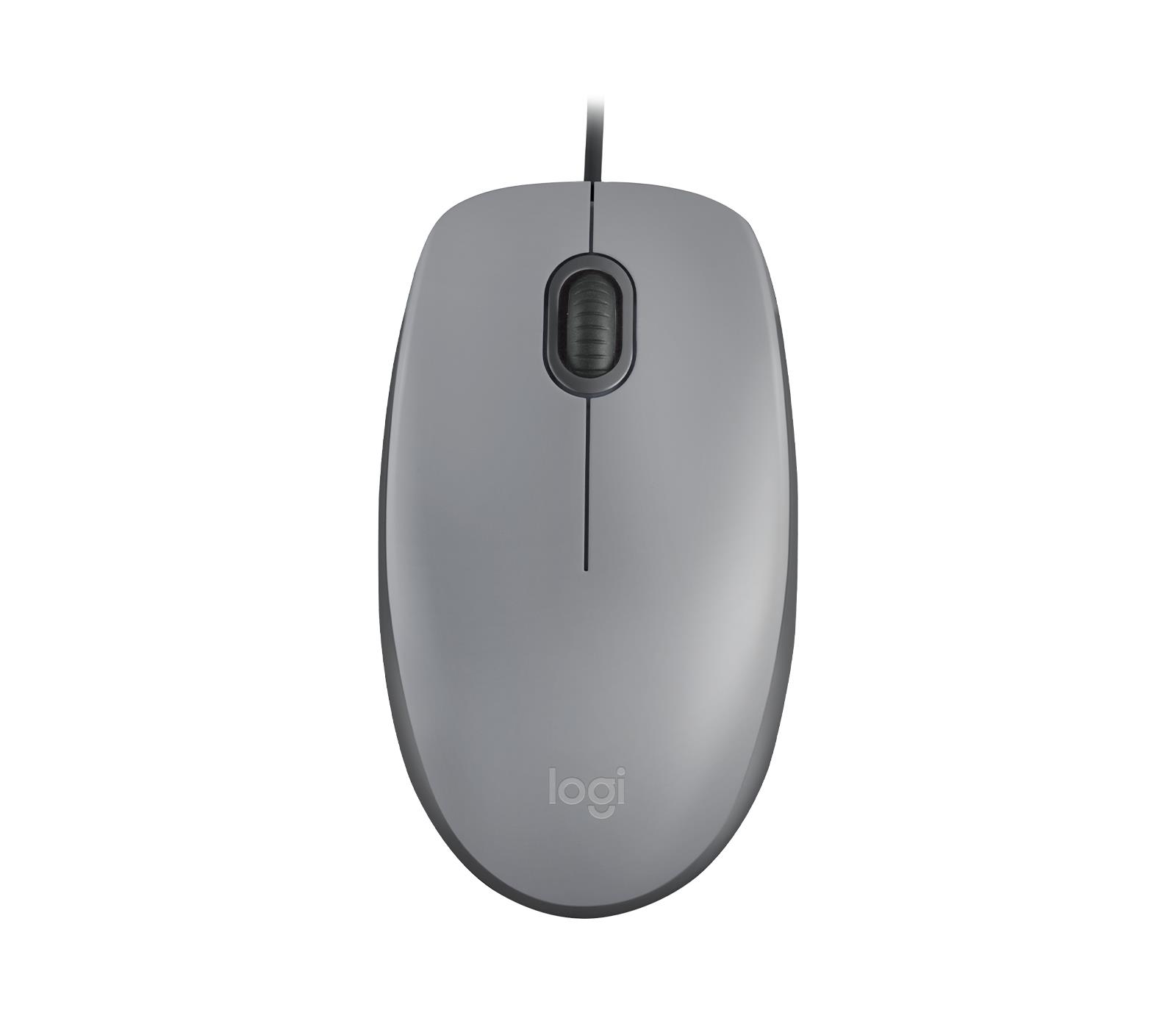 MOUSE USB OPTICAL M110 SILENT/MID GRAY 910-006760 LOGITECH