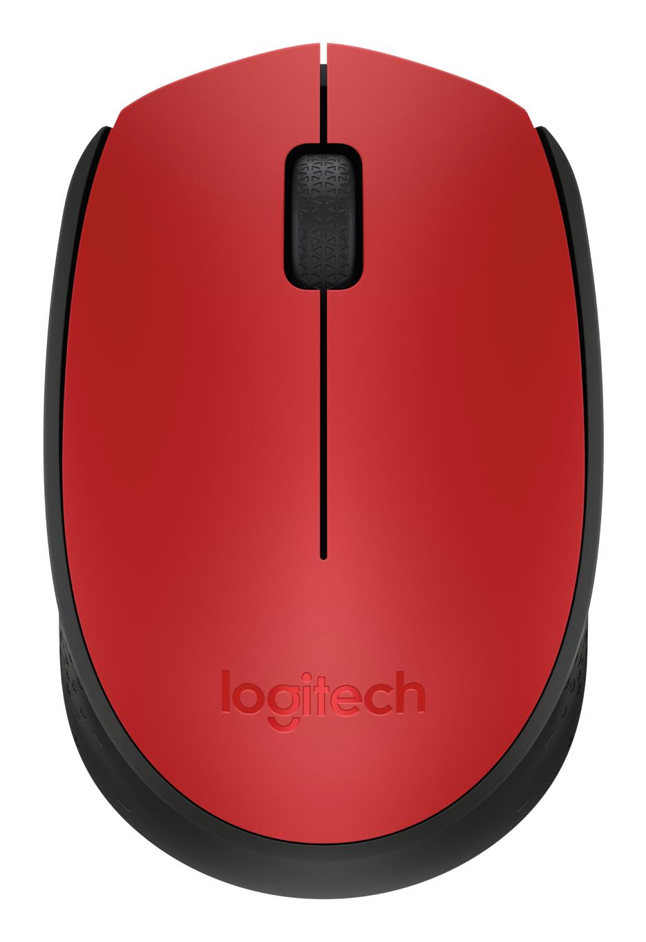 MOUSE USB OPTICAL WRL M171/RED 910-004641 LOGITECH