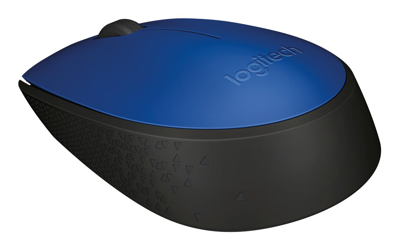 MOUSE USB OPTICAL WRL M171/BLUE 910-004640 LOGITECH