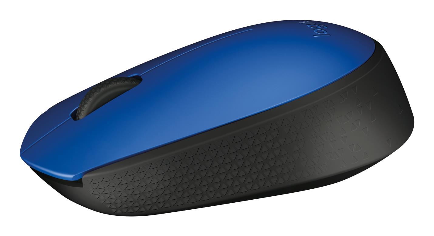 MOUSE USB OPTICAL WRL M171/BLUE 910-004640 LOGITECH