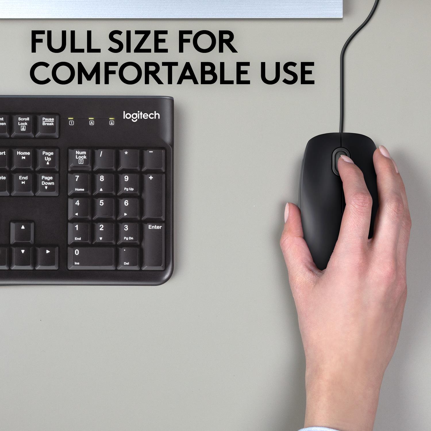MOUSE USB OPTICAL B110 SILENT/BLACK 910-005508 LOGITECH