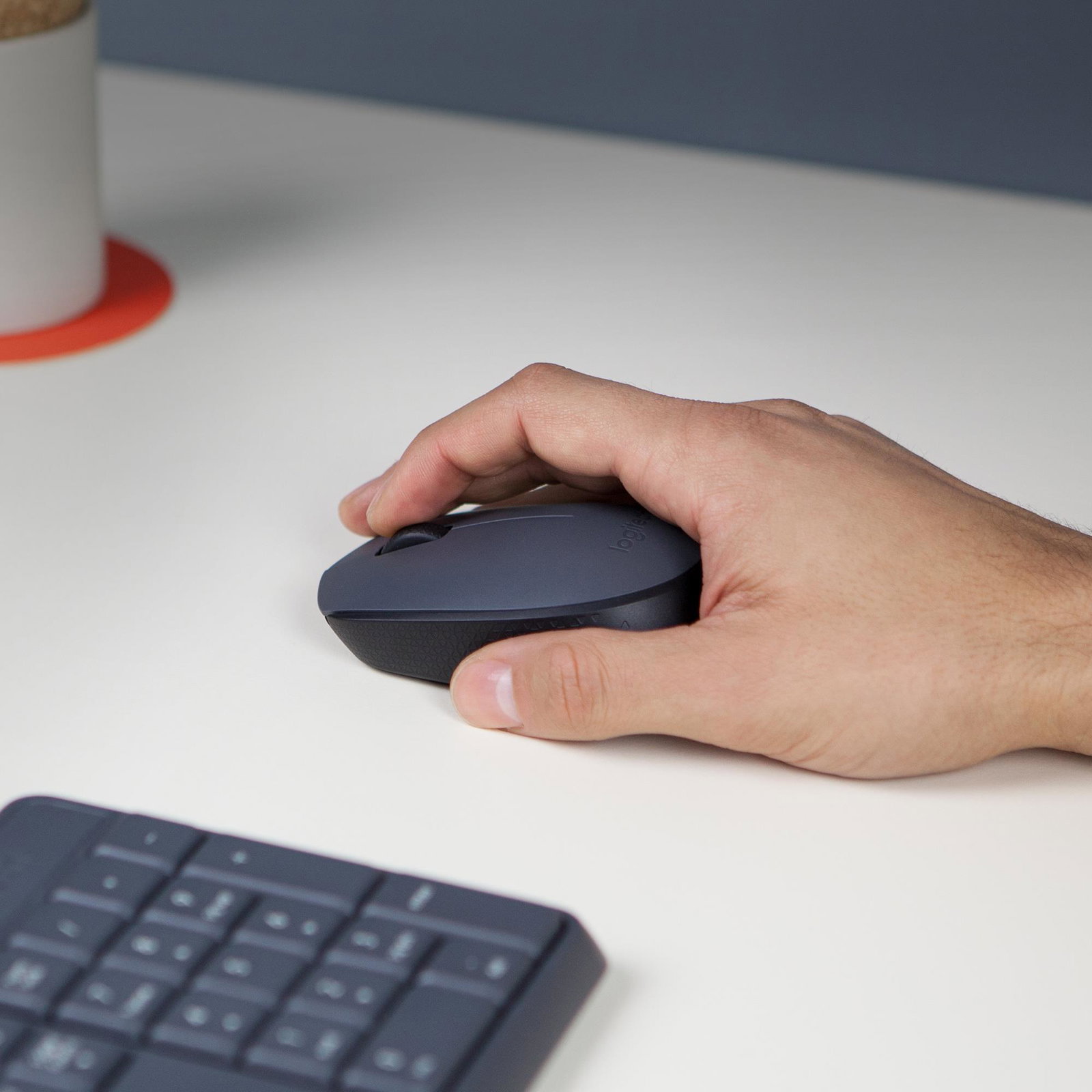 MOUSE USB OPTICAL WRL M170/GREY 910-004642 LOGITECH