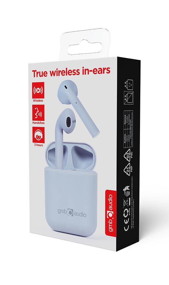 HEADSET BLUETOOTH SEATTLE/GREY TWS-SEA-GW GEMBIRD