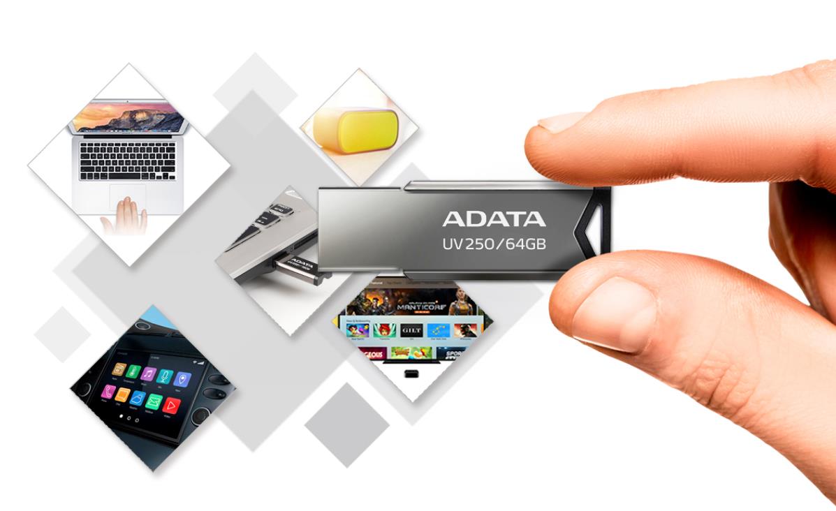 ADATA UV250 USB flash drive 16 GB USB Type-A 2.0 Silver