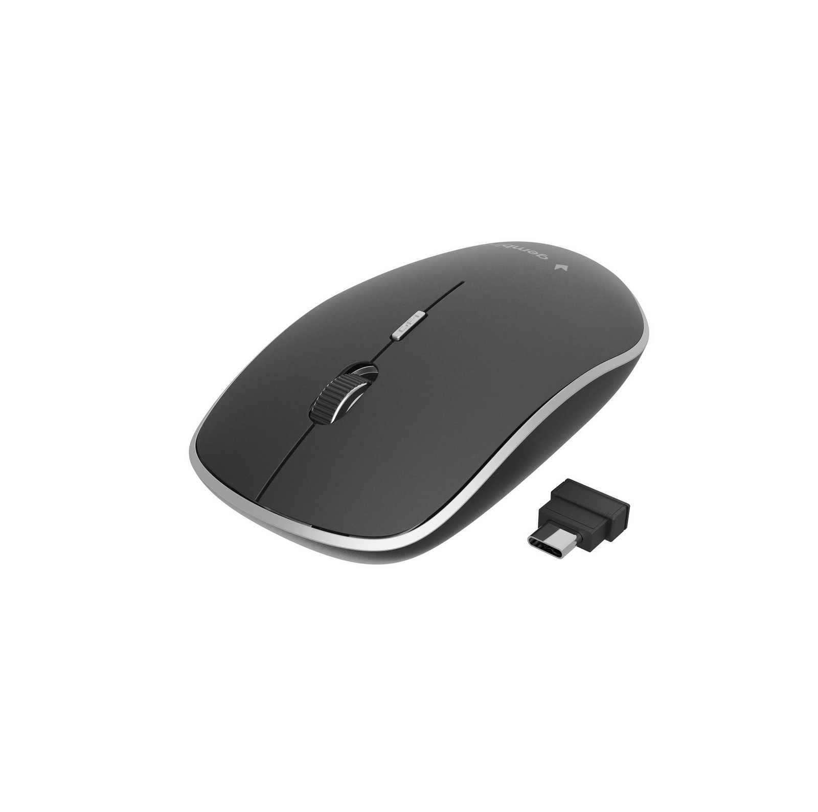 MOUSE USB-C OPTICAL WRL BLACK/SILENT MUSW-4BSC-01 GEMBIRD