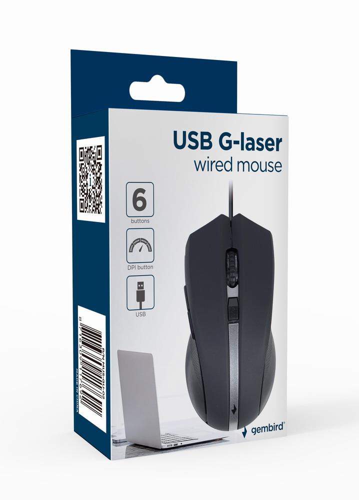 MOUSE USB LASER/MUS-GU-02 GEMBIRD