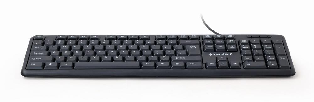 KEYBOARD STANDART USB ENG/BLACK KB-U-103 GEMBIRD