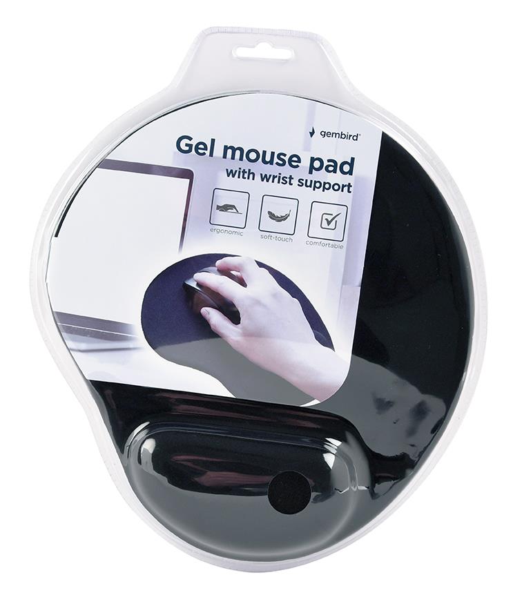 MOUSE PAD GEL BLACK/MP-GEL-BK GEMBIRD