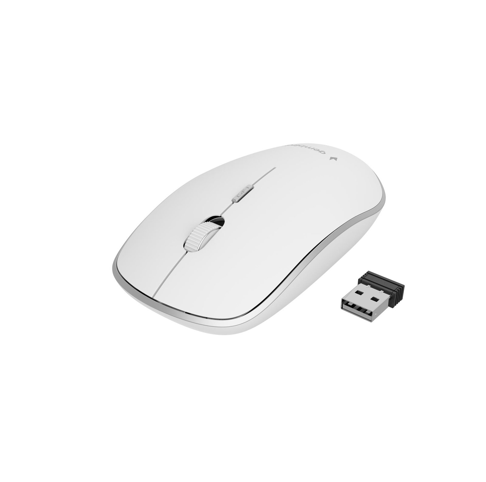 MOUSE USB OPTICAL WRL/WHITE MUSW-4B-01-W GEMBIRD