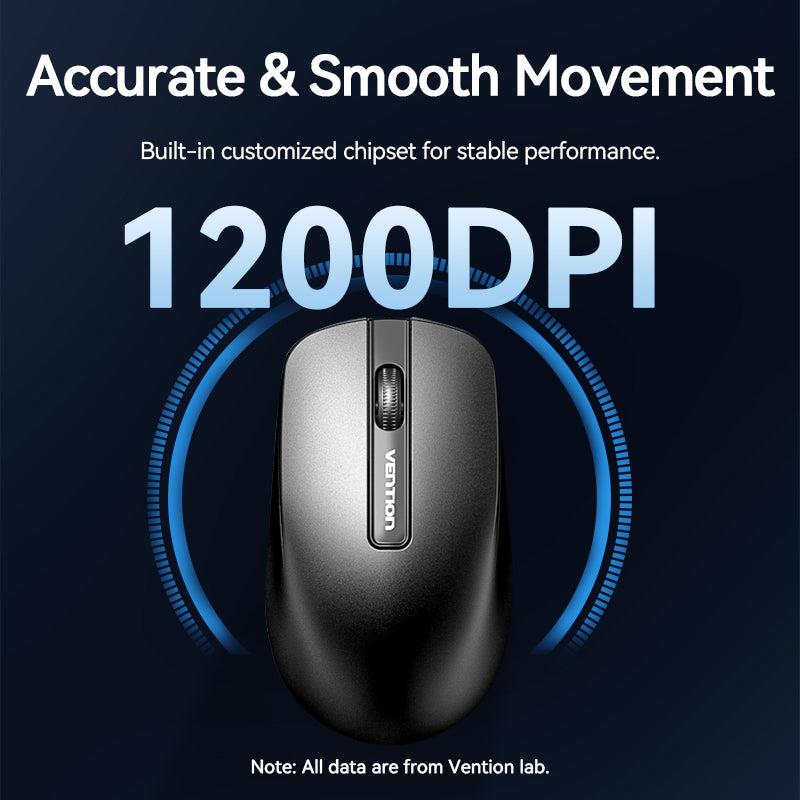 MOUSE USB OPTICAL BLACK/KTABG VENTION