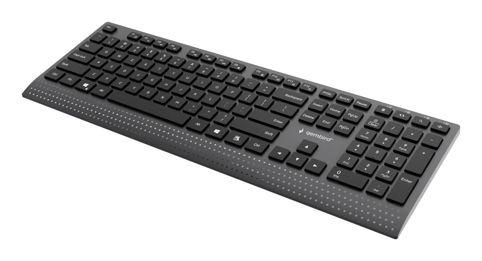 KEYBOARD MULTIMEDIA USB ENG/BLACK KB-MCH-06 GEMBIRD