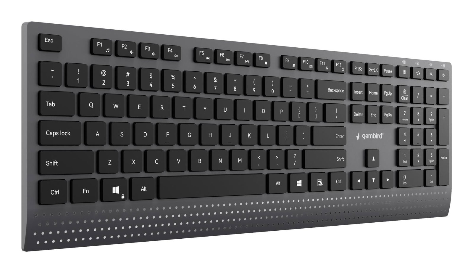 KEYBOARD MULTIMEDIA USB ENG/BLACK KB-MCH-06 GEMBIRD