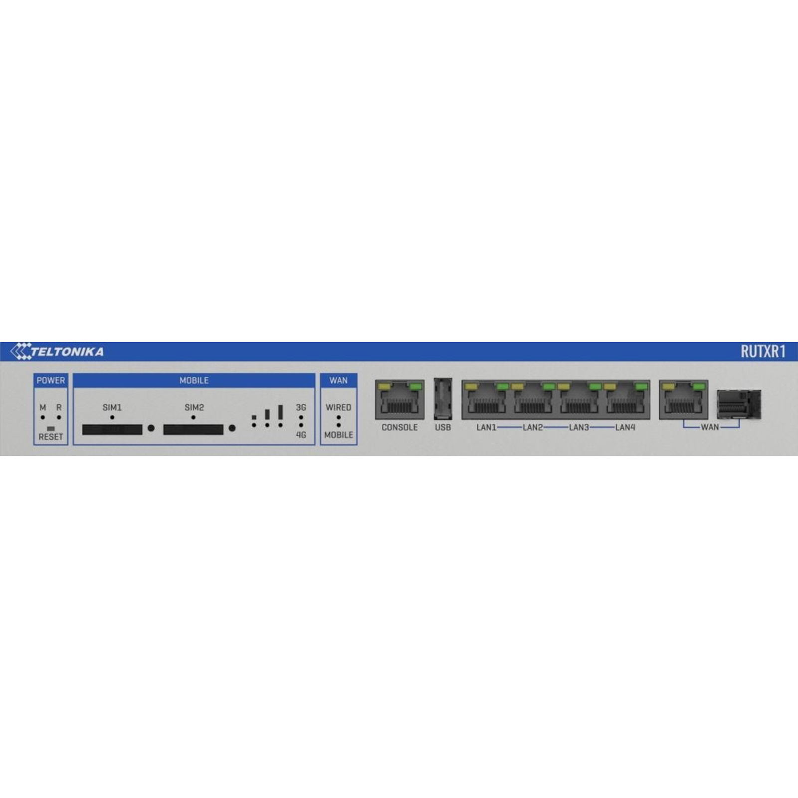 Teltonika Wireless router Enterprise Rackmountable SFP/LTE RUTXR1
