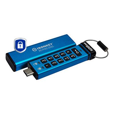 MEMORY DRIVE FLASH USB-C/128GB IKKP200C/128GB KINGSTON