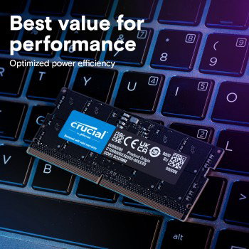 CRUCIAL 16GB DDR5-RAM SO-DIMM CL46 PC5600
