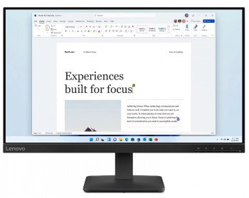 LENOVO L24-4E 23.8 WLED (1920X1080) IPS/250NITS/100HZ/4MS/99% SRGB/HDMI 1.4/VGA (3YEAR WARRANTY)