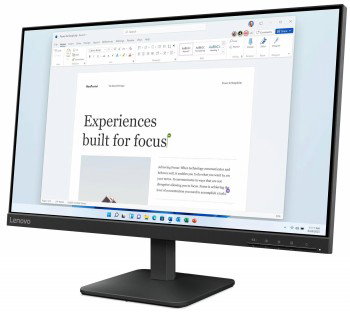 LENOVO L24-4E 23.8 WLED (1920X1080) IPS/250NITS/100HZ/4MS/99% SRGB/HDMI 1.4/VGA (3YEAR WARRANTY)