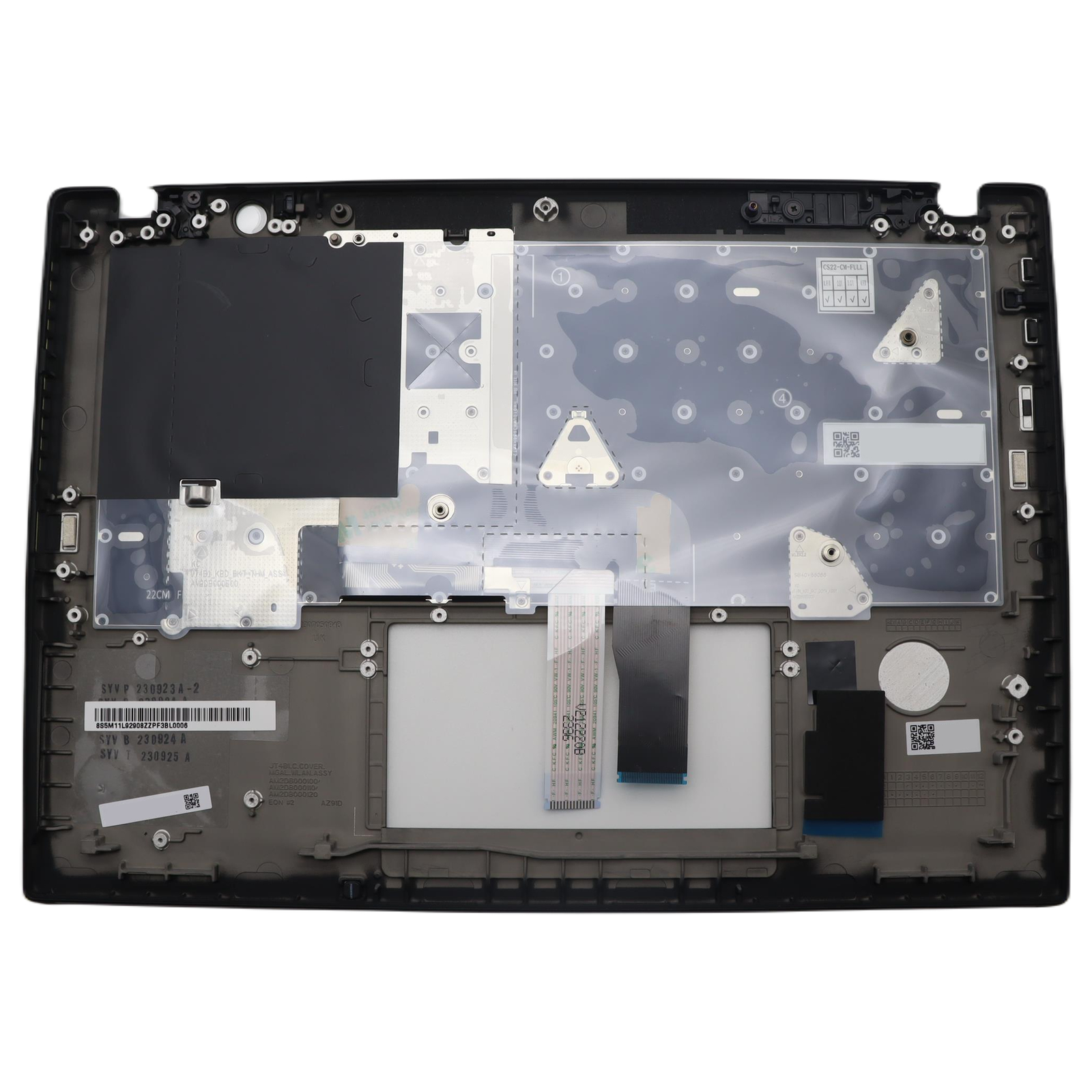 Keyboard w/C Cover B/L UK Black