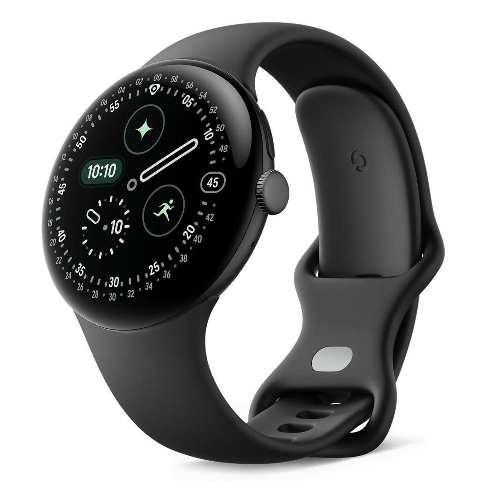 Google Pixel Watch 4 45mm Black (Black Strap)