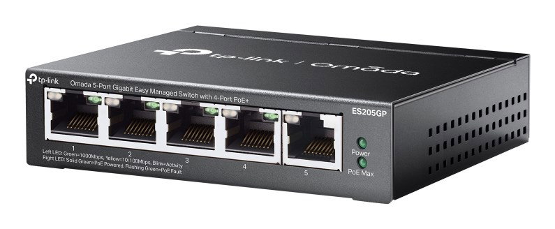 TP-Link Omada 5-Port Gigabit Easy Managed Switch with 4-Port PoE+