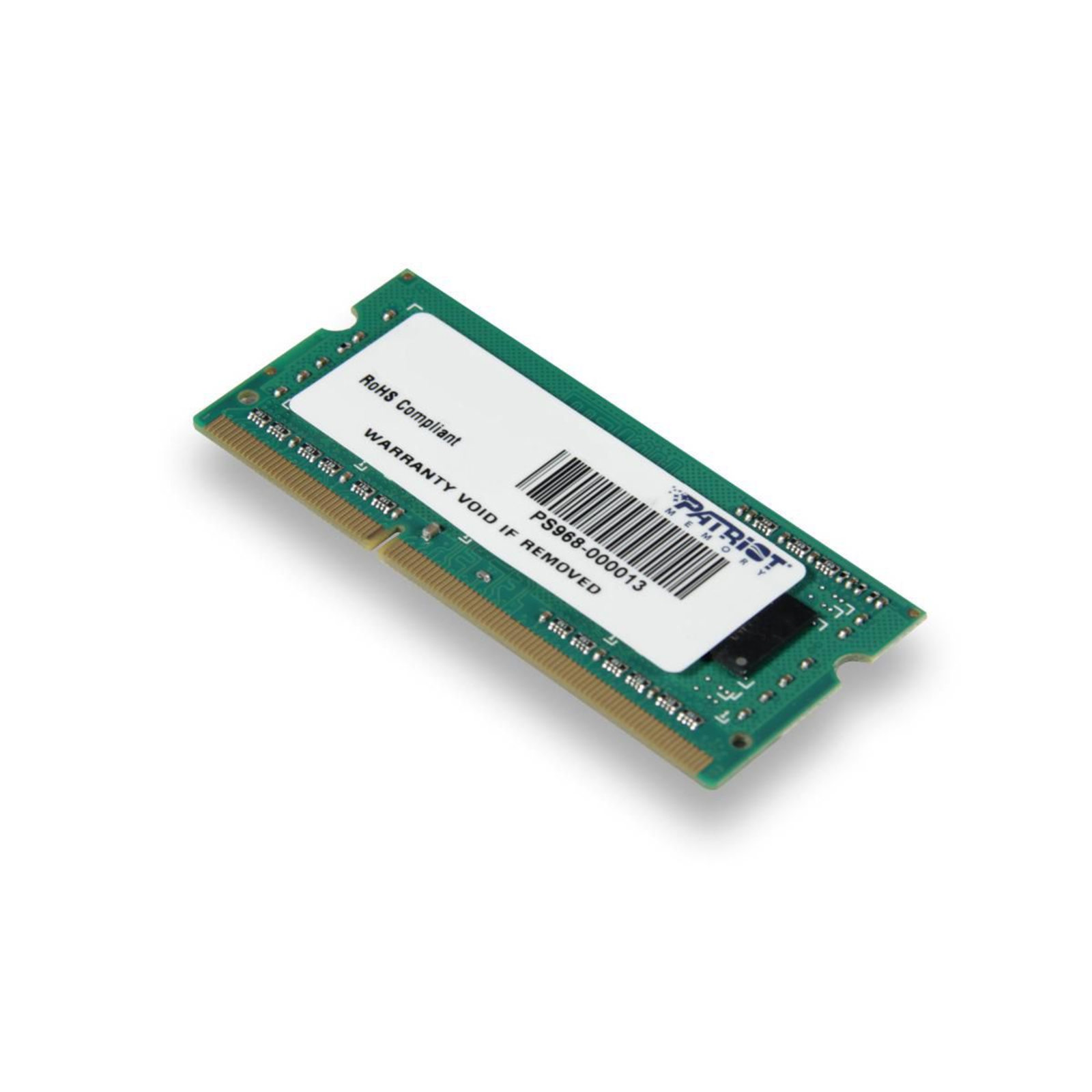 Patriot Memory Memory Signature PSD34G160081S DDR3 SO-DIMM 1 X 4 GB 1600 MHz CL11