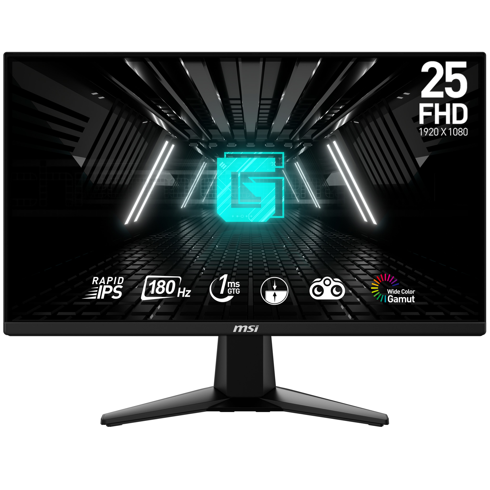 MSI 25inch Gaming G255F Full HD 180Hz Monitor (Black)