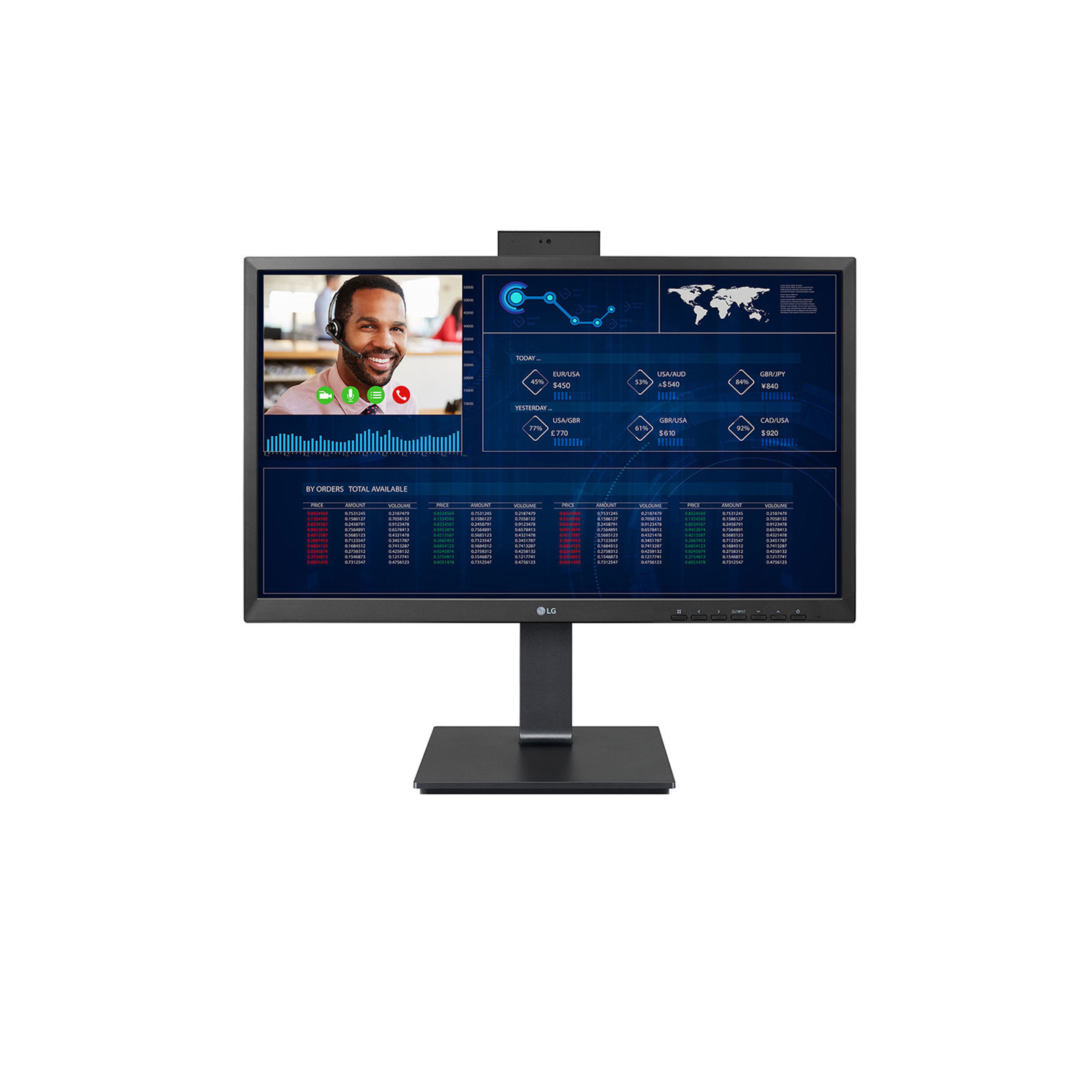 LG Thin Client 60.47cm 23.8 Inch Intel Pentium N6005 8GB 16GB EMMC Igel N QWERTZ