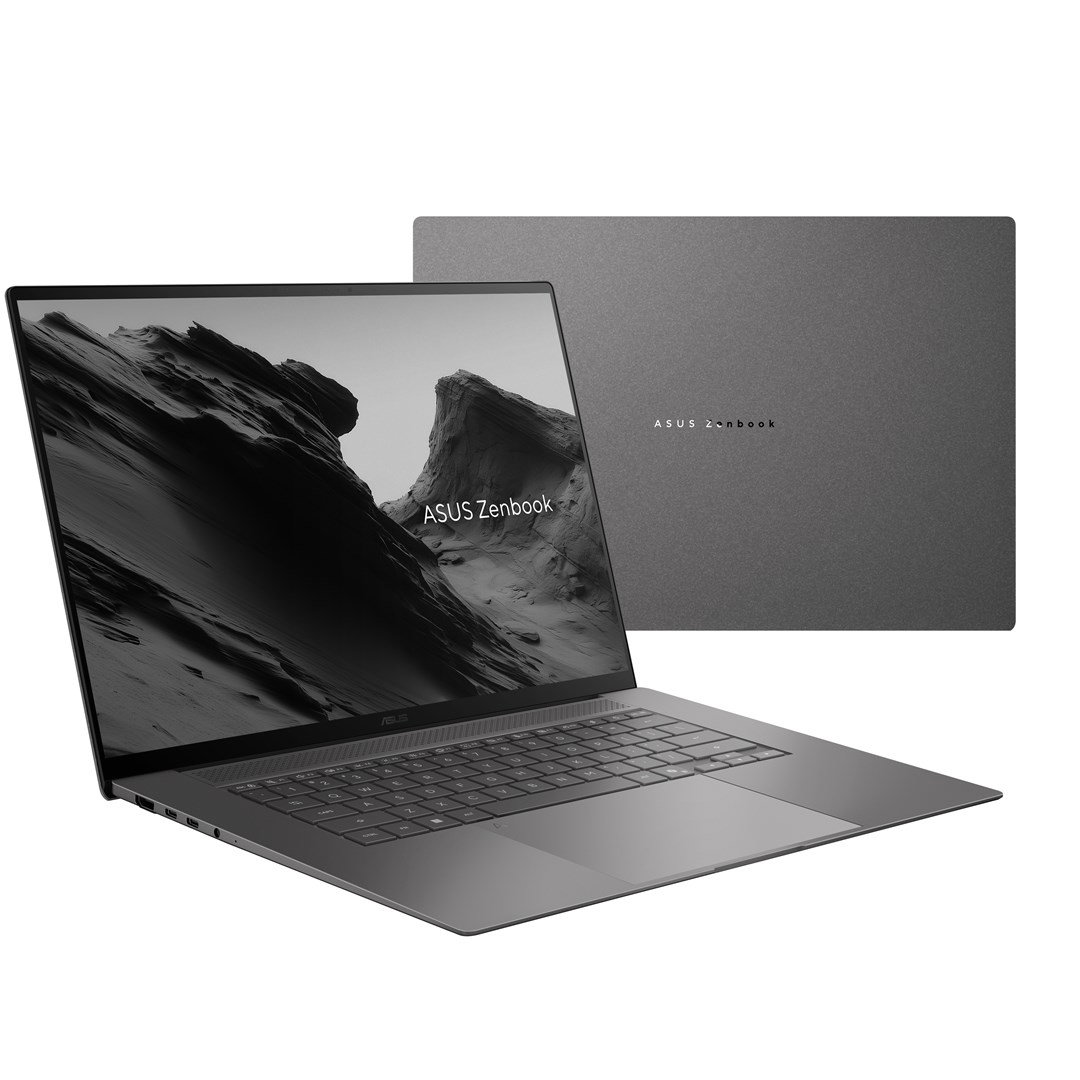 ASUS ZenBook S 16 UM5606GA-SR206X Ryzen AI 9 465 16.0 3K OLED touchscreen 120Hz 500 nits AG 32GB LPDDR5X 1TB SSD Radeon graphics 1080p+IR camera 83 Wh W11 Pro Aluminium Antrim Grey