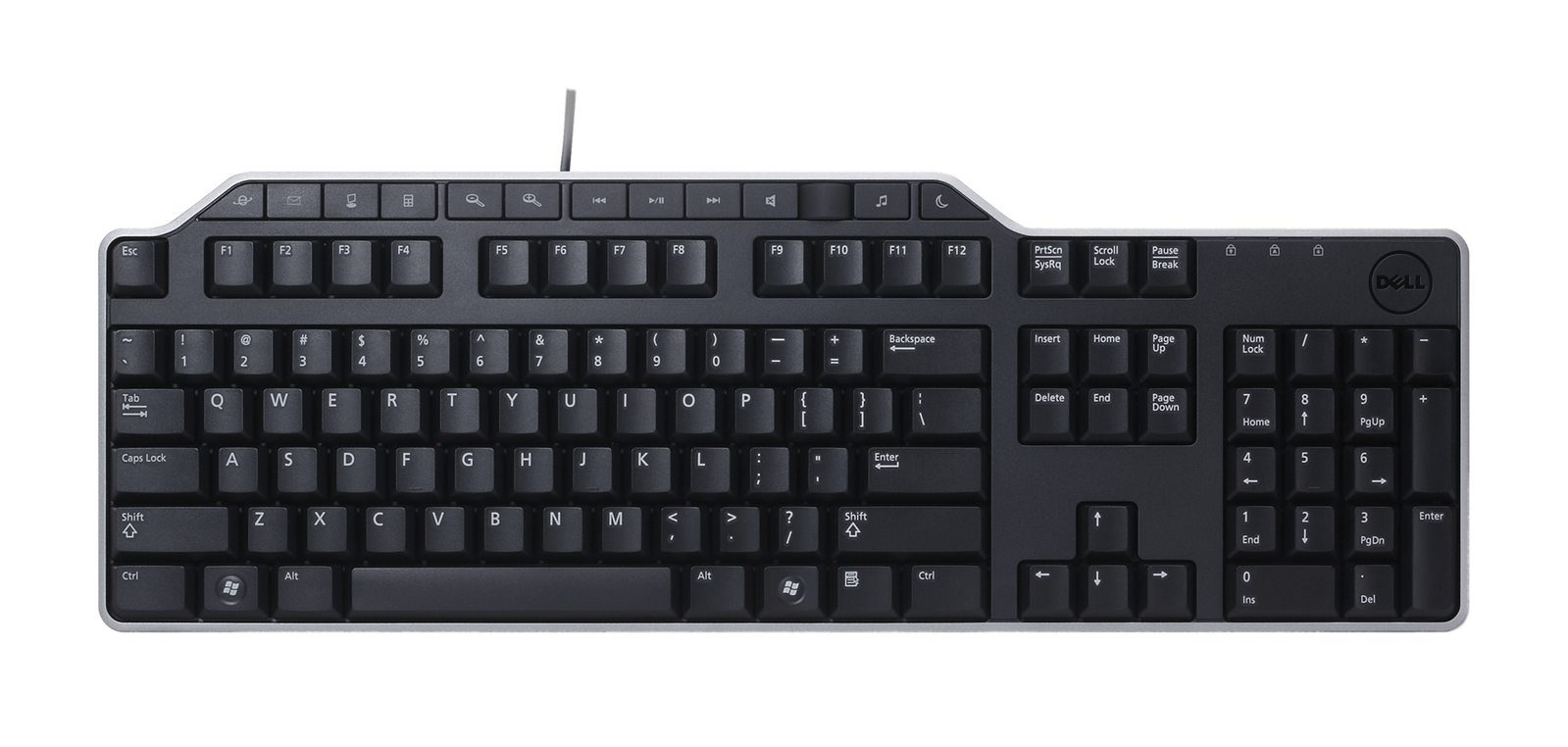 DELL KB522 keyboard USB QWERTY US International Black