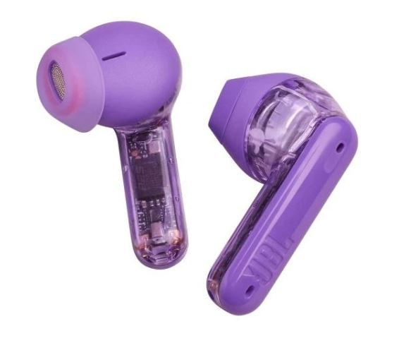 JBL Tune Flex Ghost Edition Headset True Wireless Stereo (TWS) In-ear Calls/Music Bluetooth Purple, Translucent