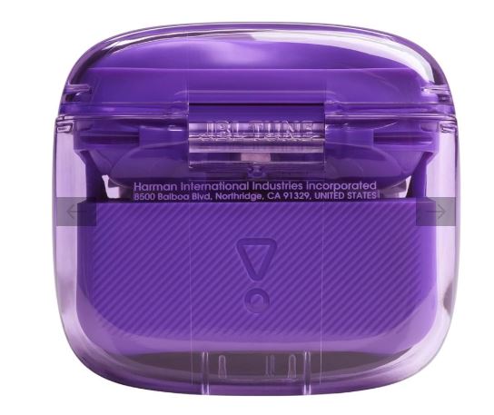 JBL Tune Flex Ghost Edition Headset True Wireless Stereo (TWS) In-ear Calls/Music Bluetooth Purple, Translucent