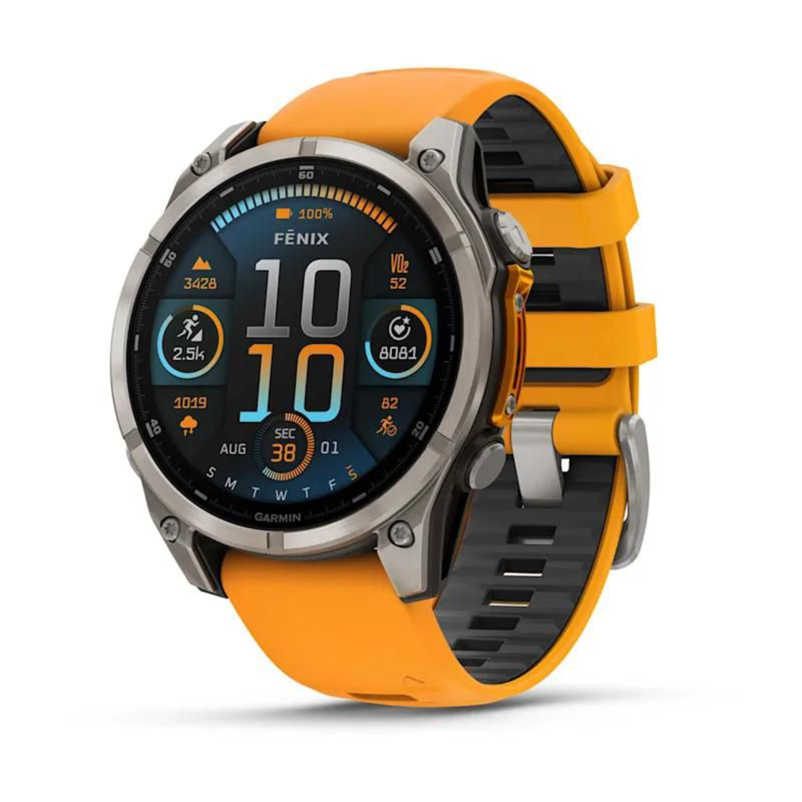 Garmin Fenix 8 Sapphire AMOLED Graphite/orange