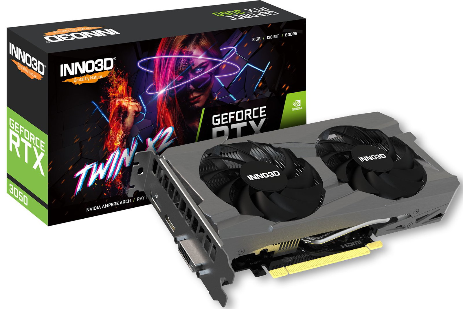 INNO3D GeForce RTX 3050 Twin X2 NVIDIA 8 GB GDDR6