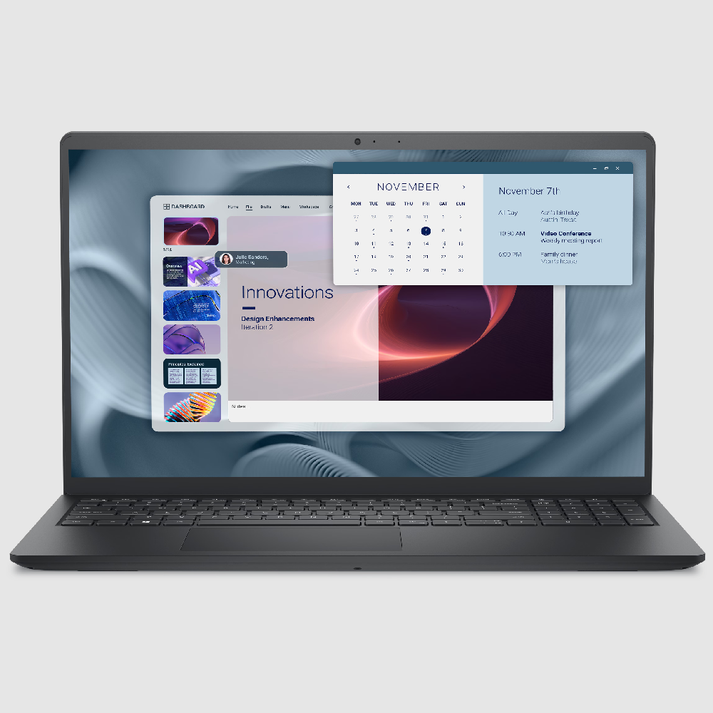Dell Pro 15 Essential PV15250 | Intel Core 3 100U | 8GB DDR5 RAM | 512GB M.2 PCIe NVMe SSD | Intel UHD Graphics | 15.6 FHD | Win11Pro | Carbon black